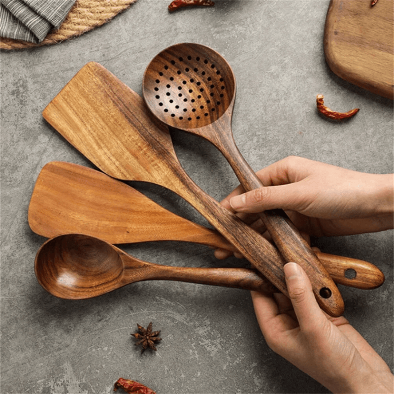 RusticCollective™ Premium Wooden Utensils